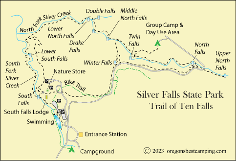 Silver Falls State Park Campground