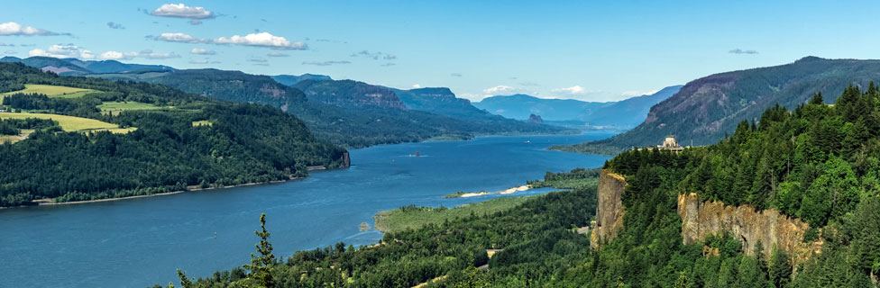 Columbia River gorge, Oregon