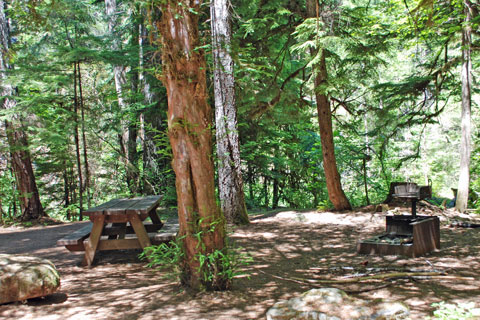 Eagle Rock Campground, Nosrth Umpqua River, Oregon