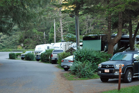 Sunset Bay State Park Campground, Coos County, Oregon