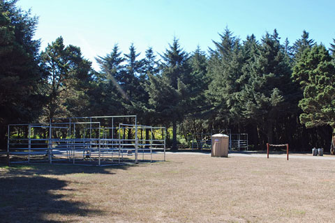 Cape Blanco State Park Campground horse camp, Curry County, Oregon