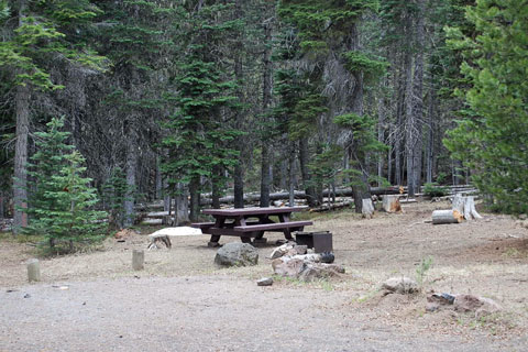 Lava Lake Campground, Deschutes National Forest, Oregon